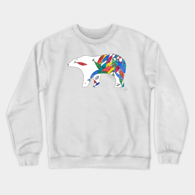 The Mayan Polar Crewneck Sweatshirt by AmayaBrydon